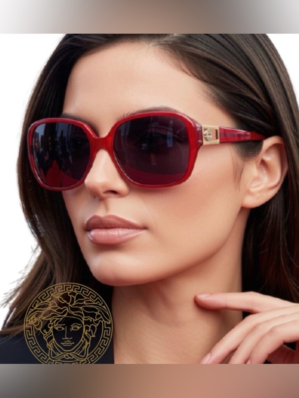 Vintage Versace Red Sunglasses - Picture 2 of 10